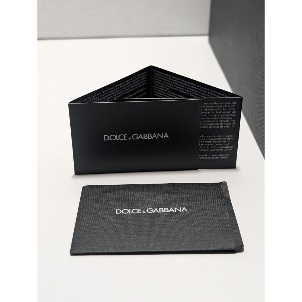 Dolce Gabbana Black Patent Croc Slingback Kitten Heel Pumps 38 US 8 DG Logo NIB - Picture 12 of 16